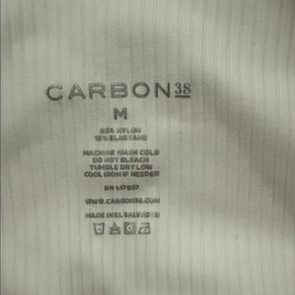 NWT Carbon38 High-Rise Ribbed 7/8 Legging - Picture 5 of 6